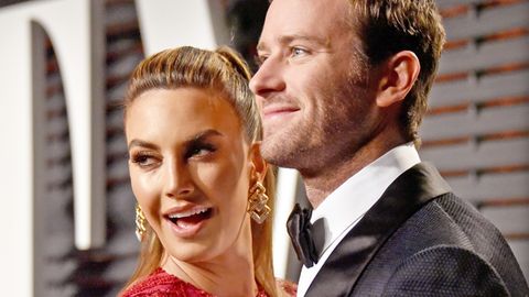 Armie Hammer Elizabeth Chambers Oscars