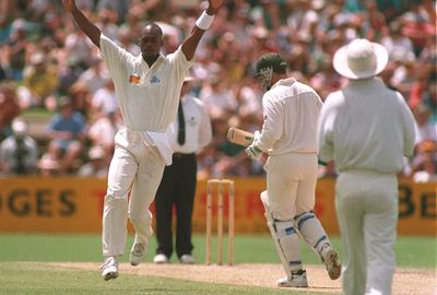 Chris Lewis and Devon Malcolm bowled the Aussies out for 156 in the Fourth Test in 1995.