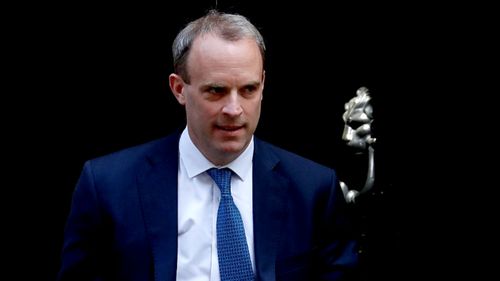 UK Foreign Secretary Dominic Raab (file photo).