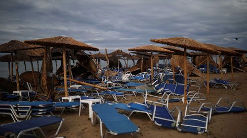 Six people were killed in the freak storm that hit northern Greece on Wednesday.