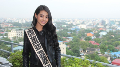 Miss Universe contestant Swe Zin Htet has 'come out' days before the competition.