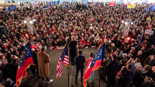 Sidney Powell's address to the 'Stop the Steal' rally in Georgia has been cited in her defamation lawsuit.