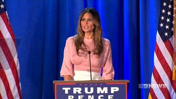 VIDEO: Donald Trump turns to wife Melania in final election push