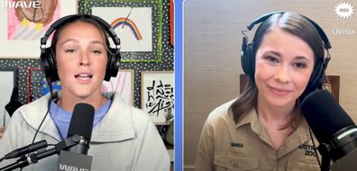 bindi irwin gives health update on the podcast Not Gonna Lie says she is getting better every day