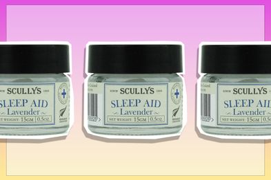 9PR: Scullys Lavender Sleep Balm Aid - Natural Sleeping Remedy -15gm Jar - Lavender Essential Oil.