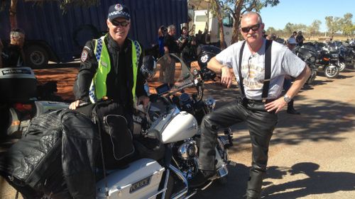 NT police commissioner joins Black Dog Ride to 'make a difference'