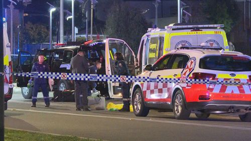 Aï»¿ critical incident has been declared overnight after police shot dead a man armed with knife in western Sydney