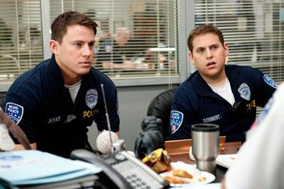 One of the only comedies to make our 2014 list, <i>22 Jump Street</i> sees officers Schmidt (Jonah Hill) and Jenko (Channing Tatum) going undercover in a college.<br/><br/>(Image: <i>21 Jump Street</i> / Sony Pictures)