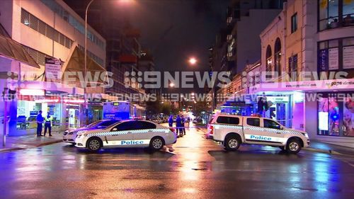 A man has been stabbed to death at a Bondi Junction KFC outlet.