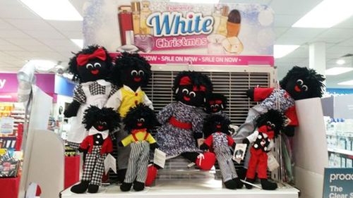 Queensland chemist under fire for 'racist' golliwog display