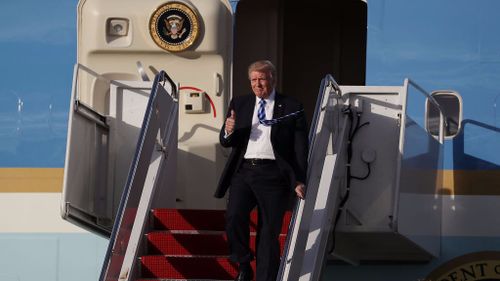 Mr Trump regularly visits Mar-a-Lago resort in Florida. (Getty)