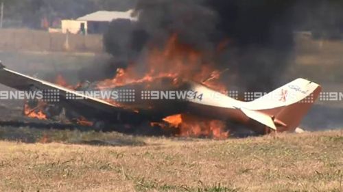 Two men have walked away from a light plane crash in northeastern Victoria. (9NEWS)