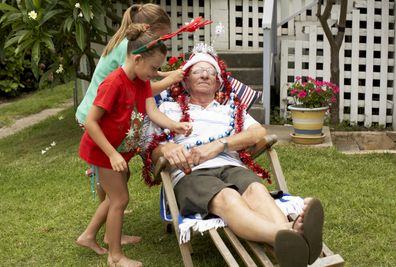 Grandparents with Grandchild