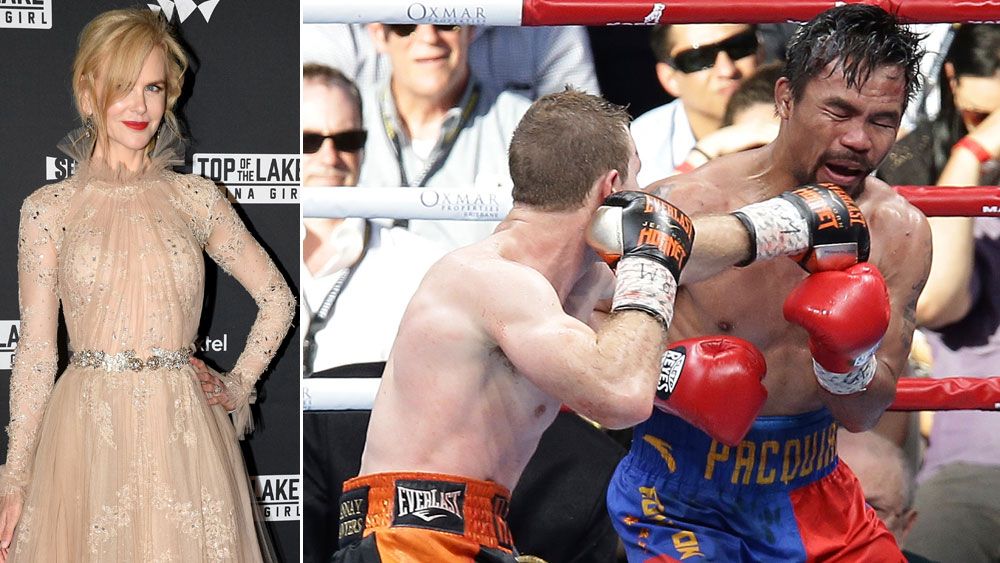 Nicole Kidman wants Jeff Horn, Manny Pacquiao rematch to be held in Sydney