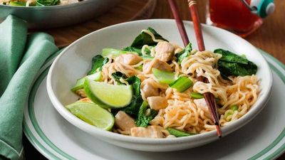 <a href="http://kitchen.nine.com.au/2017/04/04/16/23/sweet-chilli-chicken-noodles" target="_top">Sweet chilli chicken noodles</a><br />
<br />
<a href="http://kitchen.nine.com.au/2016/11/29/11/52/15-minute-meals-for-speedy-weekday-dinners" target="_top">More 15-minute meals</a>