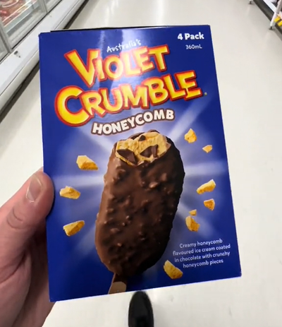 Violet Crumble launches ice-cream