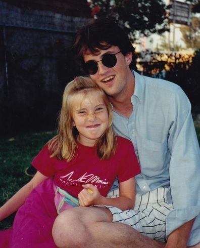 Matthew Perry and sister Caitlin Morrison