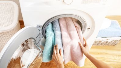 Towels laundry washing machines