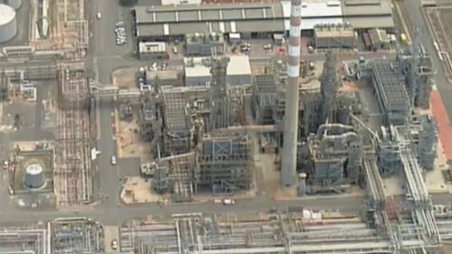 Injured worker rescued from pipe track at refinery 