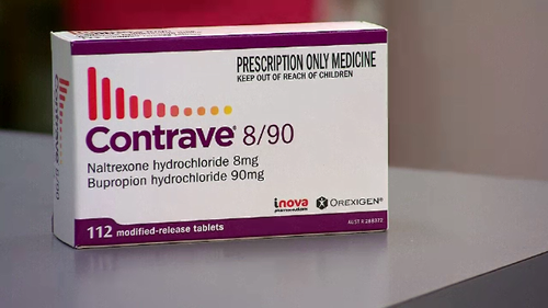 Contrave works on the areas of the brain that control food cravings.