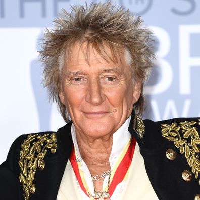 Sir Rod Stewart attends The BRIT Awards 2020 at The O2 Arena on February 18, 2020 in London, England. 