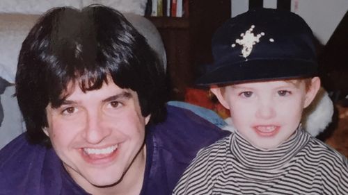 Karl's father Chris (left) is a scientist and inventor.