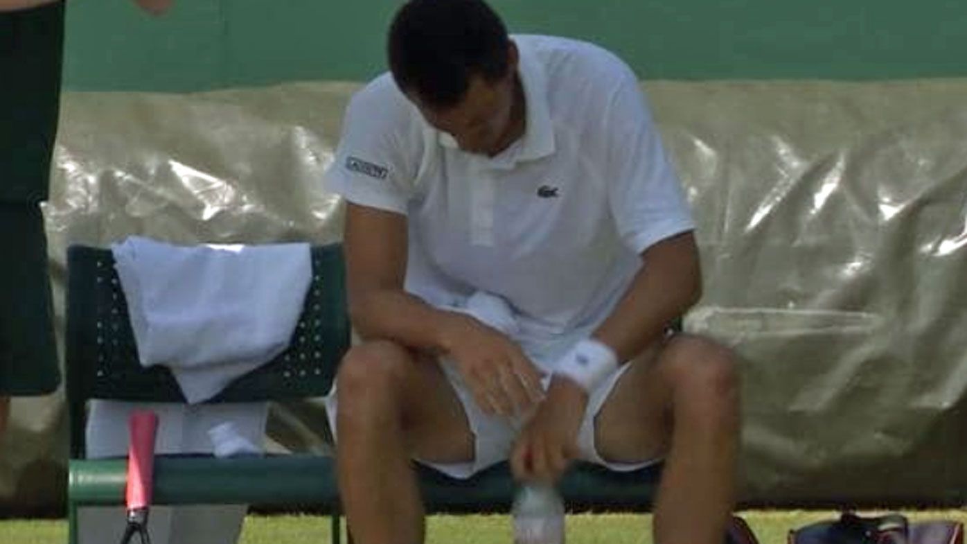 Bernard Tomic bombs out of Wimbledon qualifying with loss to Ruben Bemelmans