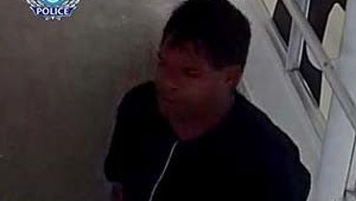 Police are searching for a man seen with a knife at a Perth station.