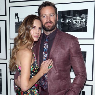 Elizabeth Chambers and Armie Hammer, Hotel Mumbai, afterparty 2019