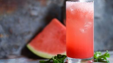 Tequila watermelon fizz