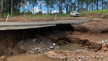 This Queensland road is another reminder to be careful on the roads.Brooweena–Woolooga Road right now—and another reminder why it&#x27;s important to wait for us to declare a road safe again before you drive on it!