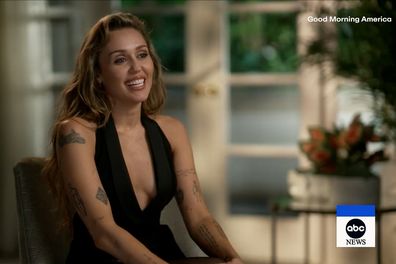 Miley Cyrus talks about engagement on Good Morning America