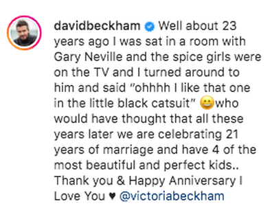 David Beckham, Victoria Beckham