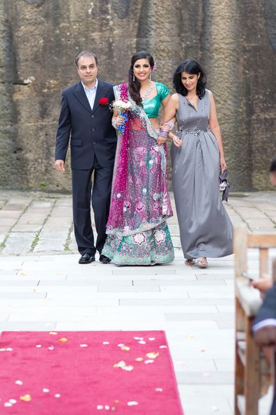 My wedding day: Bride Dyasmin Dream Sandhu wears three  dresses 