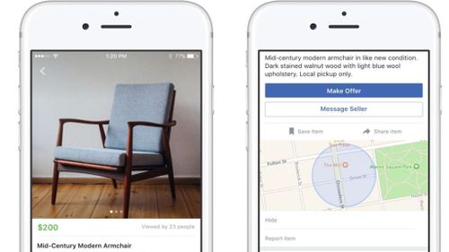 Facebook launches buy-and-sell 'Marketplace'