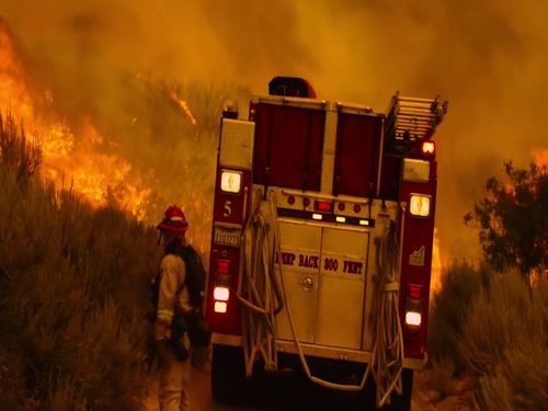 Firefighters now face increased fire seasons and fire preparation all-year round. Picture: 9NEWS.