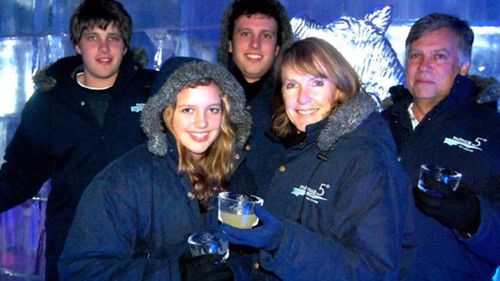 The van Breda family (from left): Henri, Marli, Rudi, Teresa, Martin. 