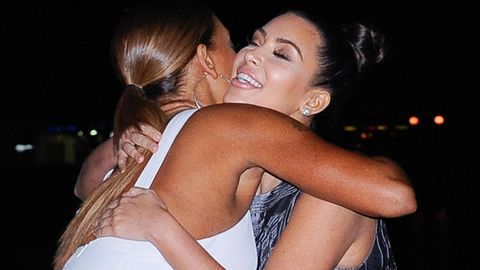Boat besties: Kim K and Mel B party together on Sydney Harbour