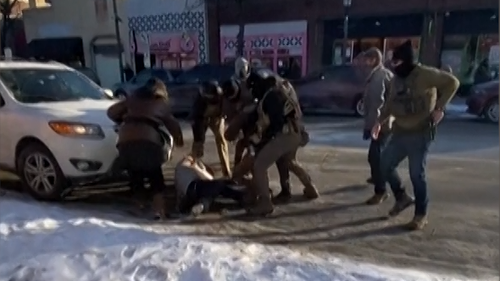 Pretti was face down and was struck by an officer before being shot.