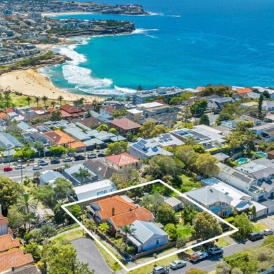 Trio of cottages opposite a cemetery in beachside Sydney suburb for sale