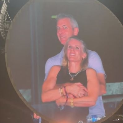 Coldplay Boston concert kiss cam