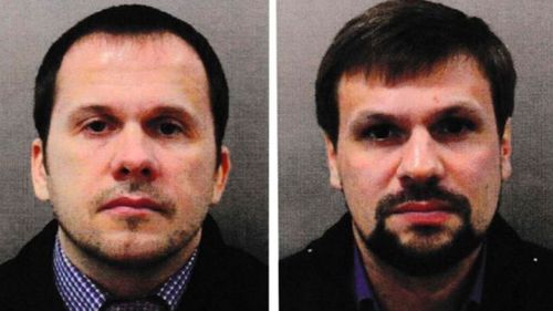 British authorities released these images of the suspects.