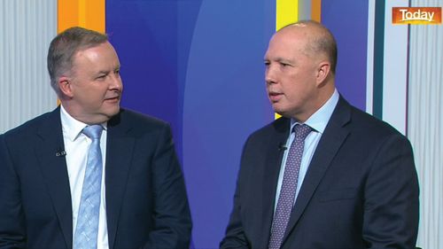 Peter Dutton and Anthony Albanese had a tense exchange on Today.