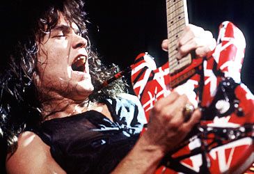 Eddie Van Halen was born in which European country in 1955?