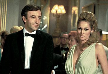 In which James Bond parody does the villain conspire to kill all men taller than 4'6"?