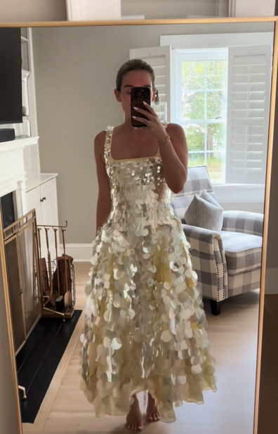 Woman asks TikTok if her Maid of Honour dress is too much