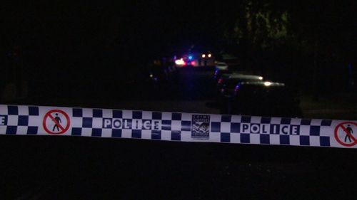 The man was shot twice in the leg and taken to hospital with non-life threatening injuries. (9NEWS)