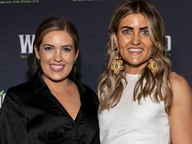 Eliza and Liberty Paschke attend Wicked Opening Night at Regent Theatre on March 07, 2024 in Melbourne, Australia