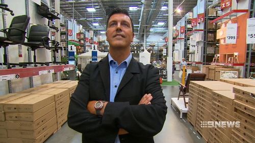 Ikea Australia CEO Jan Gardberg. (9NEWS)