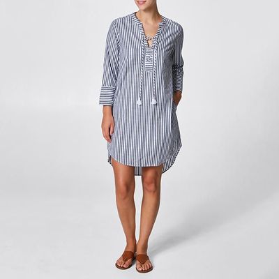 <a href="https://www.target.com.au/p/tie-front-kaftan-dress/60737915" target="_blank">Tie-Front Kaftan Dress</a>, $25